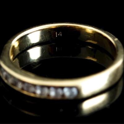 14k Yellow Gold Ring Band size 3.5