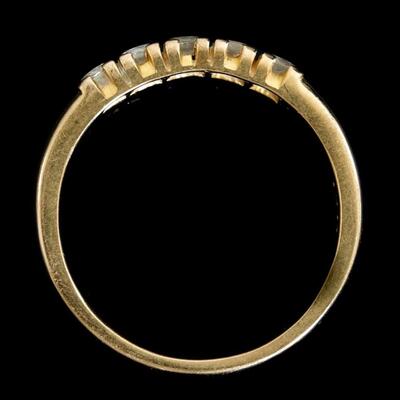 10k Yellow Gold 0.31ctw Diamond Ring, Size 5.5