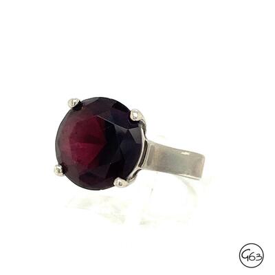 Sterling Purple Gemstone Ring, Size 6.75