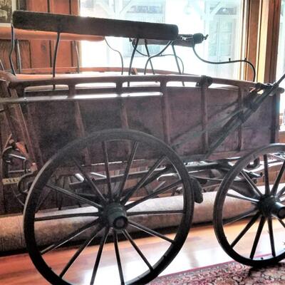 Lot #150  Antique Buggy/Buckboard - complete