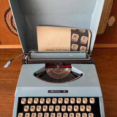 Vintage Royal portable typewriter