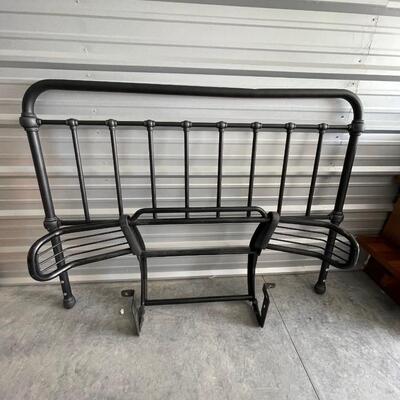 King bed wrought iron head board / new $1,500