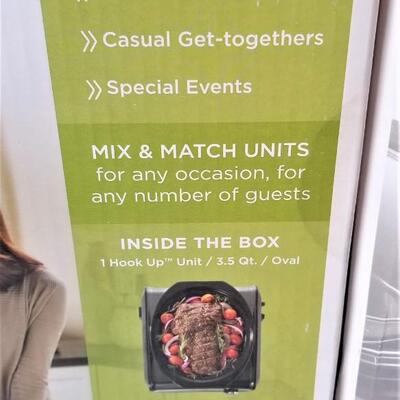 Lot #152  New in Box - Pair Crock Pot "Hook ups" for buffet