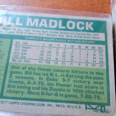 LOT 54  FORTY FIVE 1977 BASEBALL CARDS