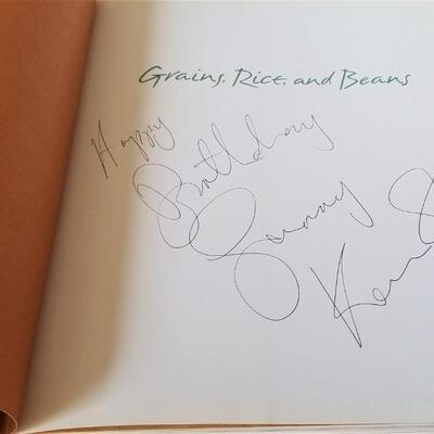 Lot #156  Lot of 4 autographed Cookbooks, including Chez Helene