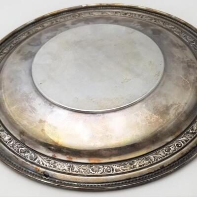 Lot #158  Wallace Sterling Silver Plate - Floral Motif