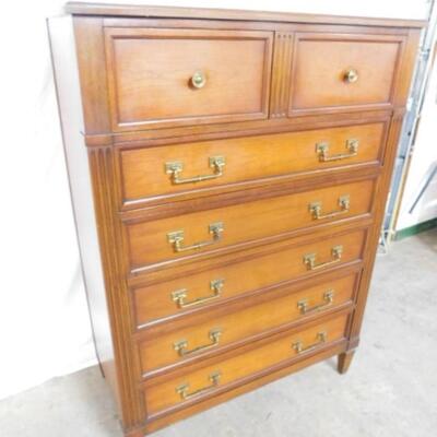 Solid Wood Cherry 2 Over 5 Chest of Drawers
