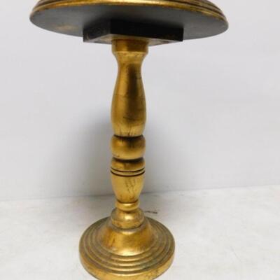 Gold Tone Finish MDF Plant Stand