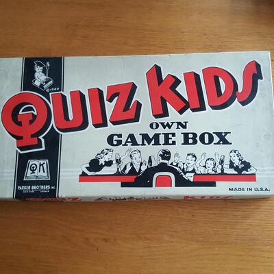Vintage Quiz Kids Game