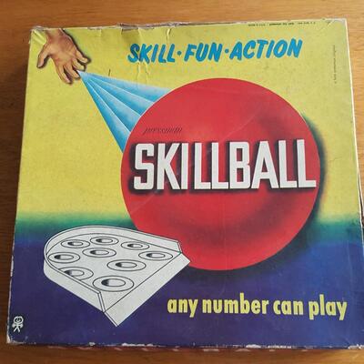 Vintage Tin Skillball Game