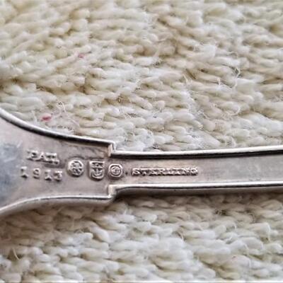 Lot #186  Vintage Sterling Silver Flatware set - English - Initial "B"