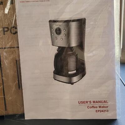 Lot 161: NEW Unused COSTWAY Coffee Maker Machine Model EP24213
