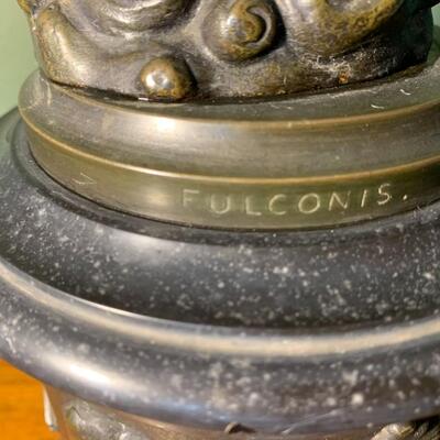 After Louis Giullame Fulconis Bronze Statue of Abundance