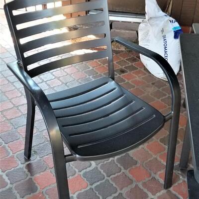 Lot #199  Aluminum Outdoor table/chair set