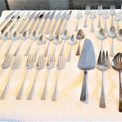 Lot #208  Set of Mid-Century Reed & Barton Sterling Flatware in the 