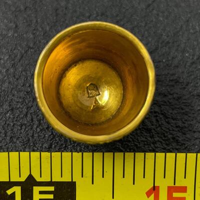 ANTIQUE SIMONS BROTHERS GOLD-FILLED THIMBLE
