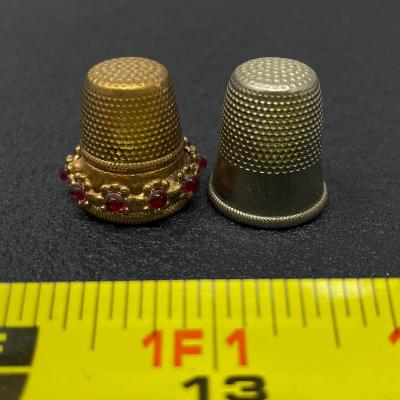 PAIR OF VINTAGE AUSTRIA THIMBLES