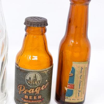 ASSORTED MINI BOTTLE SALT & PEPPER SHAKERS