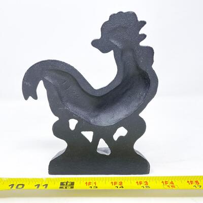 7â€ CAST IRON ROOSTER DECOR