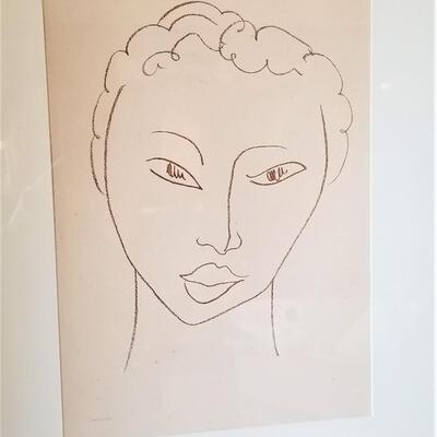 Lot #221  Henri Matisse Lithograph - numbered - Gallery Piece