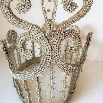 Lot #223  Vintage Mardi Gras King's crown with Sceptre