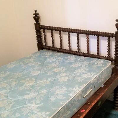Lot #227  Sweet pair of Antique Twin beds