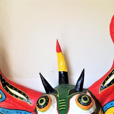 Lot #228  Oversized Papier Mache Mask - Venezuela