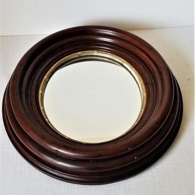 Lot #229  Small Vintaqe Oval Wall Mirror