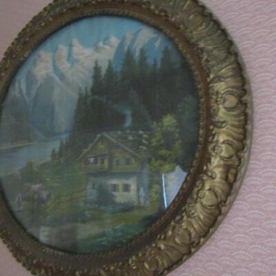 Wall Art in Antique Frame