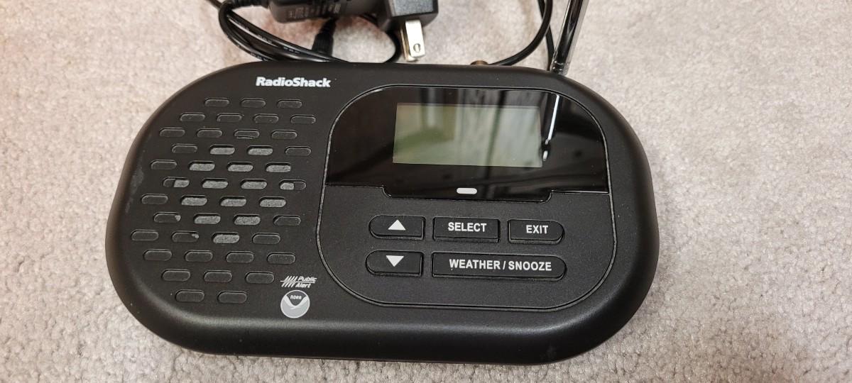 Lot 249 NOAA Radio Shack Weather Radio w/ Alarm Clock
