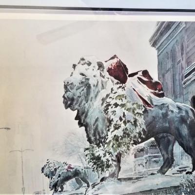 Lot #239  Limited Edition Print by listed artist Jack Simmerling "Bundle Up"
