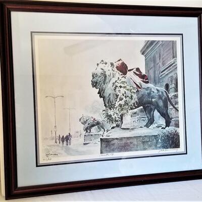Lot #239  Limited Edition Print by listed artist Jack Simmerling "Bundle Up"
