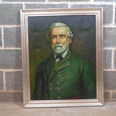 General Robert E Lee Oil Painting Portrait