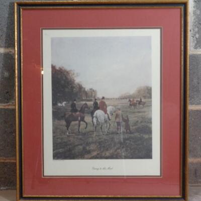 Going To The Meet Oil Painting by Sir Alfred Munnings