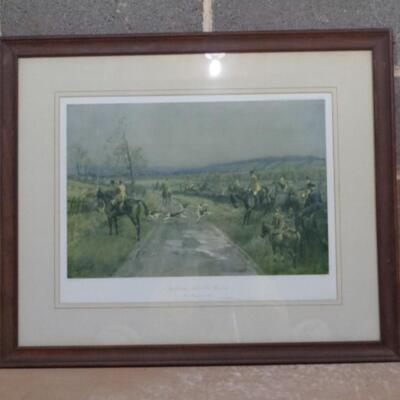 Hounds To The South by Lionel Edwards