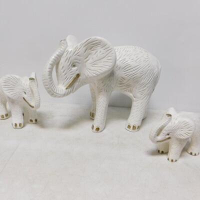 Ceramic Elephant Family