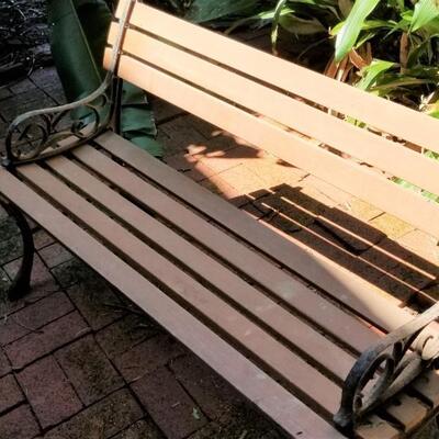 Lot #246  Country Style Garden Bench