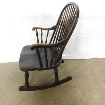Antique Pennsylvania Windsor Petite Rocking Chair