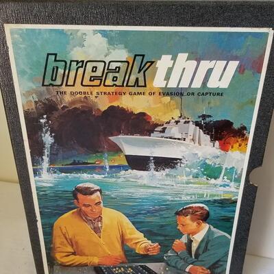 Lot #250  Vintage 1960's Board Game - Break Thru - complete in box