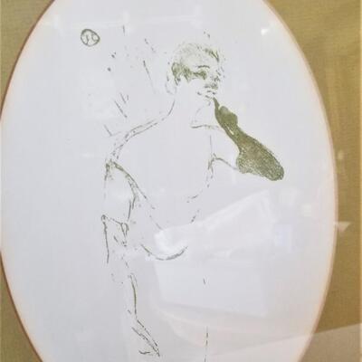 Lot #254   Color Lithograph - Toulouse-Lautrec "Yvette Guilvert, dans Columbine a Pierrot"
