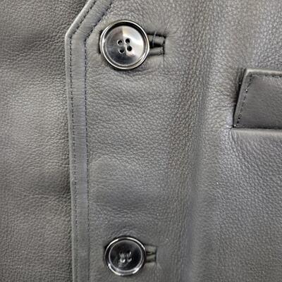 ANA LEATHER VEST XXL
