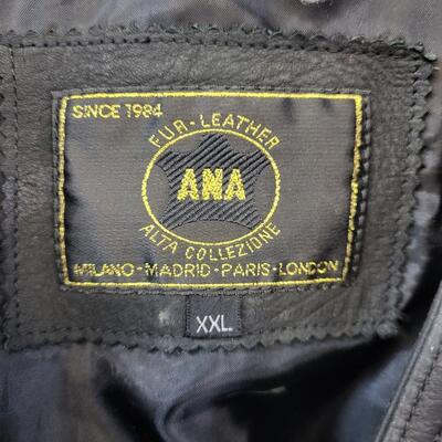 ANA LEATHER VEST XXL