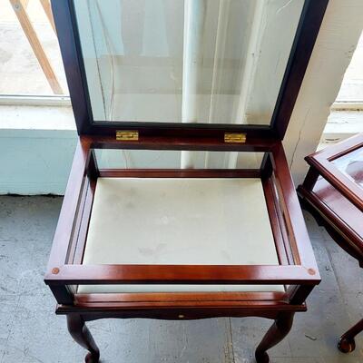 GLASS DISPLAY SIDE TABLE #1