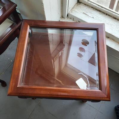 DISPLAY GLASS SIDE TABLE #2