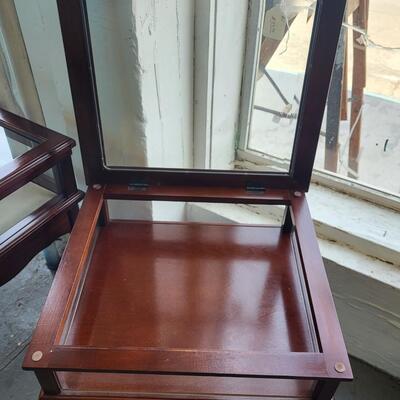 DISPLAY GLASS SIDE TABLE #2
