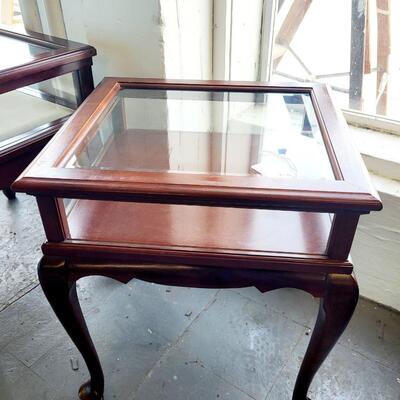 DISPLAY GLASS SIDE TABLE #2