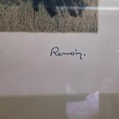 Lot #256  RENOIR Lithograph - numbered
