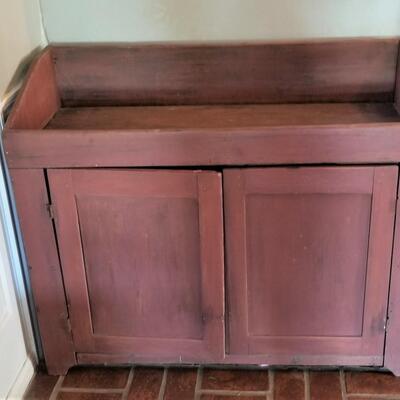 Lot #257 Antique Primitive Dry Sink