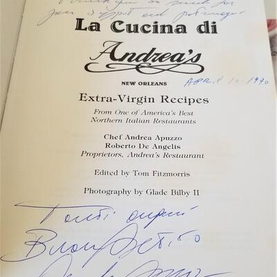 Lot #259  Lot of Three Autographed Cookbooks - all first editions