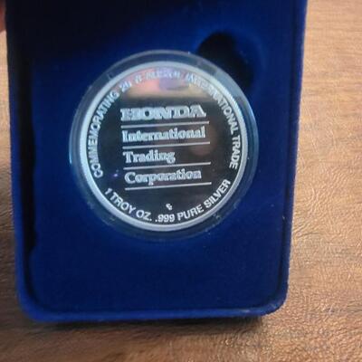 Honda International Commemorative Silver Coin